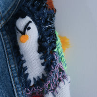 LOU DE BÈTOLY KNITTED DOLLS JACKET BLUE