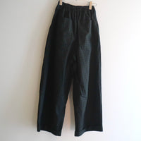 MERYLL ROGGE WORKER DRAWSTRING CHINO NAVY CHECK