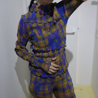 <EXCLUSIVE>JULIA HEUER ROSE FLARE TROUSERS IN MALIK