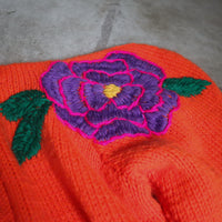 SOFIO GONGLI FLOWER KNIT CARDIGAN "E"