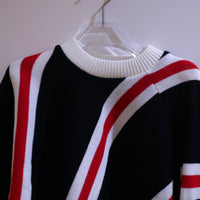 ADAM JONES ONE SLEEVE SCARF JUMPER