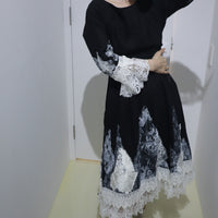 HANA YAGI BLACK LACE DRESS