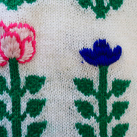 SOFIO GONGLI KNIT VEST WHITE