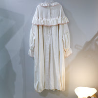 ANIGIG FLORIS DRESS WHITE