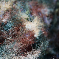 <EXCLUSIVE>JULIA HEUER KNOX PLEATED FURRY DRESS IN AMBER INGRID