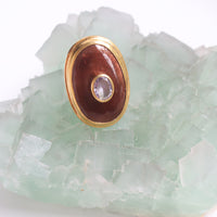 SOFIO GONGLI STONE RING "AMETHYST"
