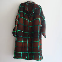 JULIA HEUER JOHAN HANDPLEATED COAT IN N HARALD