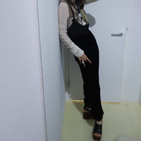 TRANSE PARIS SILK VELVET PANTS