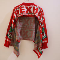 ADAM JONES WREXHAM SCARF OPEN BACK JUMPER