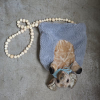 ANIGIG ANIMAL FLUFFY SHOULDER BAG"ELEPHANT"