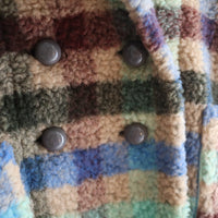 FRANZIUS TOWEL COAT LIGTH GREEN CHECK