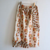 MERYLL ROGGE LONG SLIPSKIRT W/RUFFLES