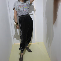 TRANSE PARIS SILK VELVET PANTS