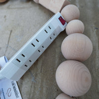 NATURAL CABLE JEWELRY WOOD NATURAL 2M