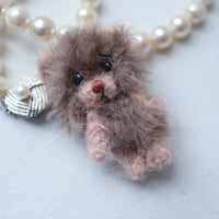 MINITURE FLUFFY BEAR “WHITE”