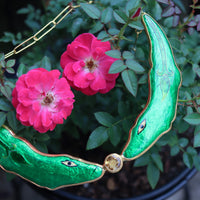 SOFIO GONGLI YELLOW TOURMALINE NECKLACE