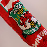 ADAM JONES WREXHAM SCARF OPEN BACK JUMPER