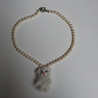MINITURE FLUFFY BEAR ”WHITE”