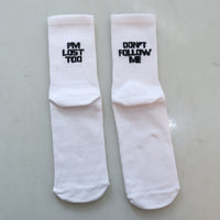 STATEMENT MESSAGE SOCKS