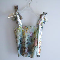 JULIA HEUER JUNE SMOCKED TOP