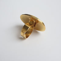 SOFIO GONGLI RING "HORSE WHITE"