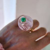 IMAGO RING GARDEN QUARTZ・EMERALD