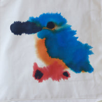 WILD ANIMALS MEMORY TOTEBAG KINGFISHER