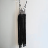 TRANSE PARIS SILK VELVET PANTS
