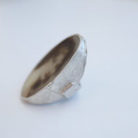 GERALDINE FENN VINTAGE PORTRAIT SILVER RING
