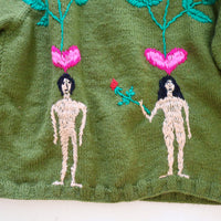 SOFIO GONGLI PULLOVER KNIT KHAKI