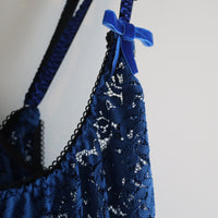 TRANSE PARIS SILK VELVET PANTS