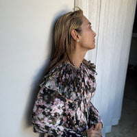 JULIA HEUER PHOEBE HANDPLEATED DRESS IN HOLLE