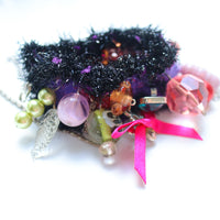 MATHILDE HIRON GRIGRI BRACELET IN NOIR OBSIDIENNE