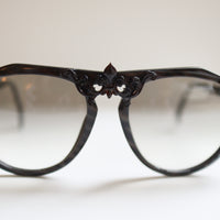 ANIGIG MOLDING GLASSES DARK BROWN×GRAY