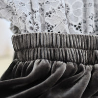 TRANSE PARIS SILK VELVET PANTS