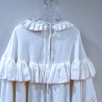 ANIGIG FLORIS DRESS WHITE