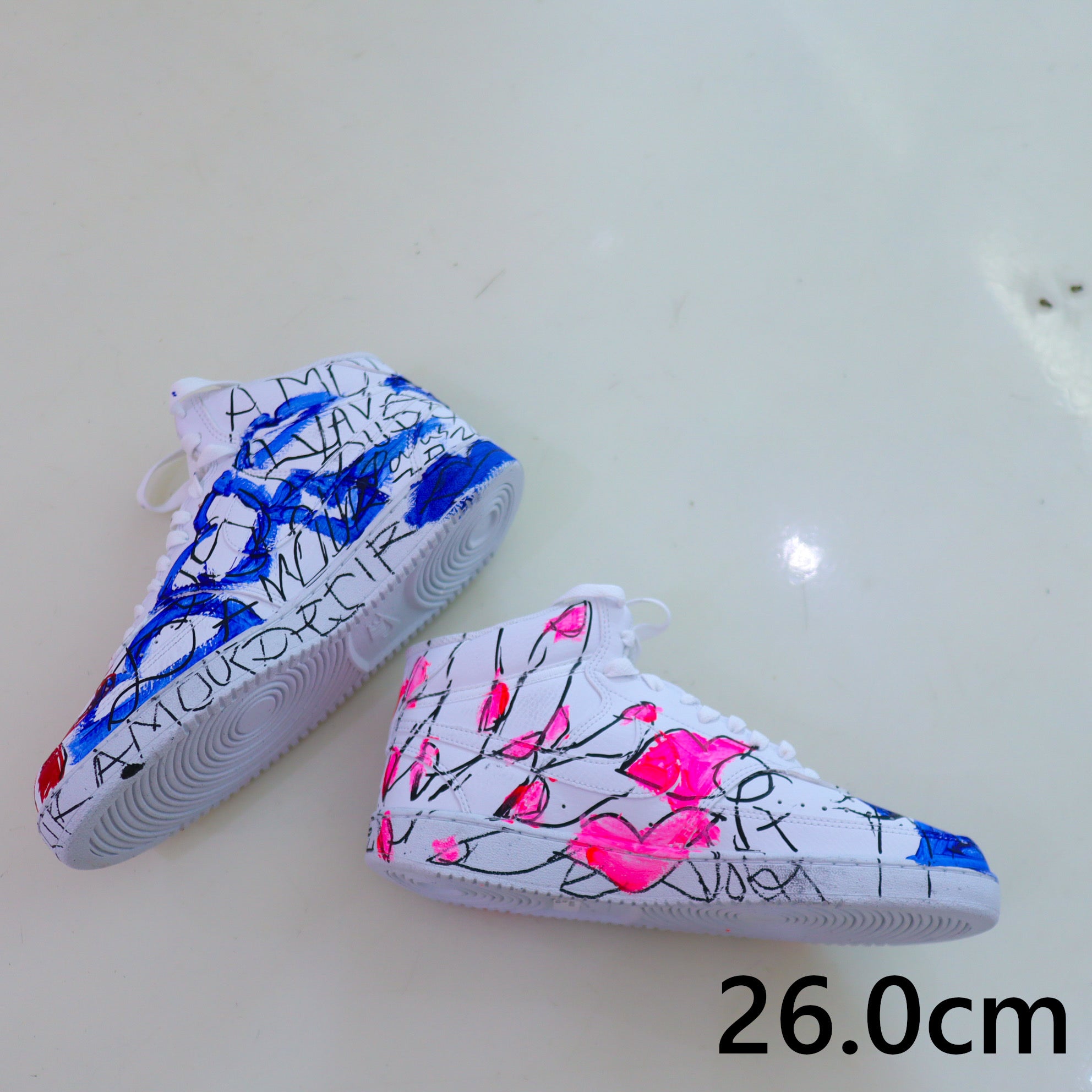 VAVA DUDU PAINTED SNEAKERS NIKE HIGH – GIGINA