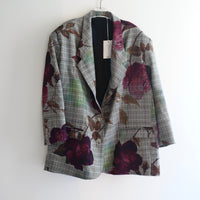 JULIA HEUER ARNOLD JACKET IN ROSALIND BORDEAUX