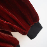 TRANSE PARIS SILK VELVET PANTS