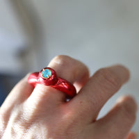 IMAGO RING SEA BLUE CHALCEDONY