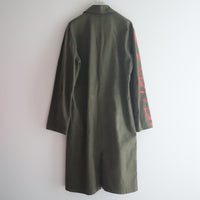 VAVA DUDU HAND-PAINTED DENIM PATCH COAT