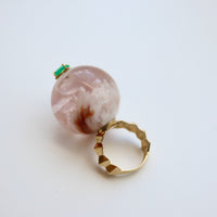 IMAGO RING GARDEN QUARTZ・EMERALD