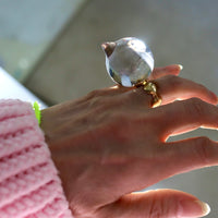 IMAGO RING SMOKY QUARTZ