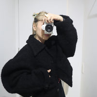 YUHAN WANG WOOL-BLEND BOUCLE JACKET