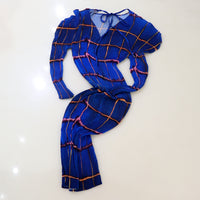 JULIA HEUER MASHA HANDPLEATED DRESS IN HARALD