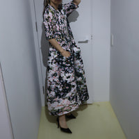 JULIA HEUER UMA HANDPLEATED DRESS IN HOLLE