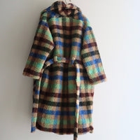 FRANZIUS TOWEL COAT LIGTH GREEN CHECK