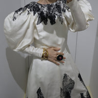 HANA YAGI PUFF SLEEVE DRESS B