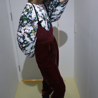 TRANSE PARIS SILK VELVET PANTS