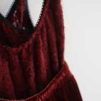 TRANSE PARIS SILK VELVET PANTS